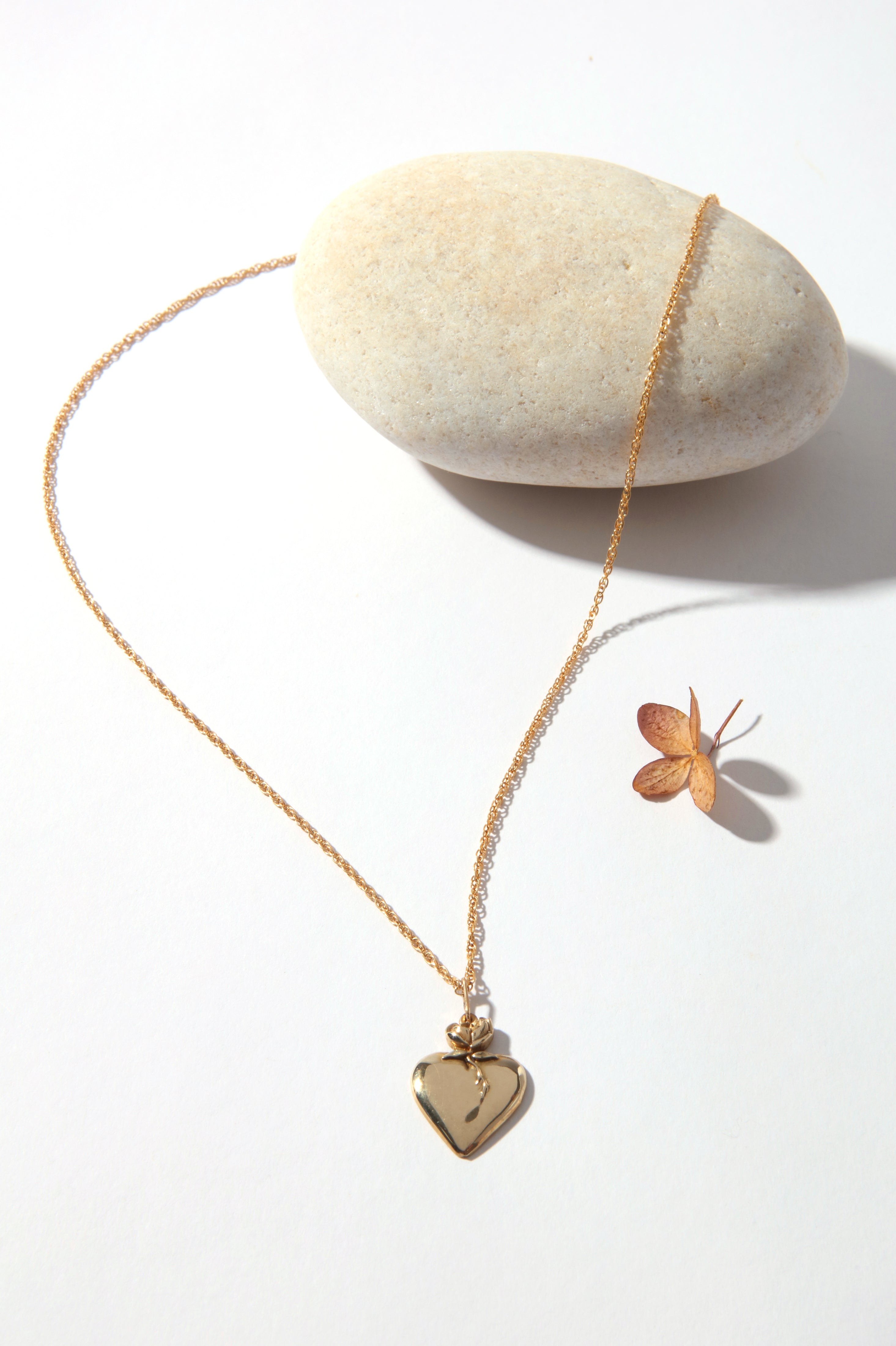 Aurora Charm Chain Necklace - Heart
