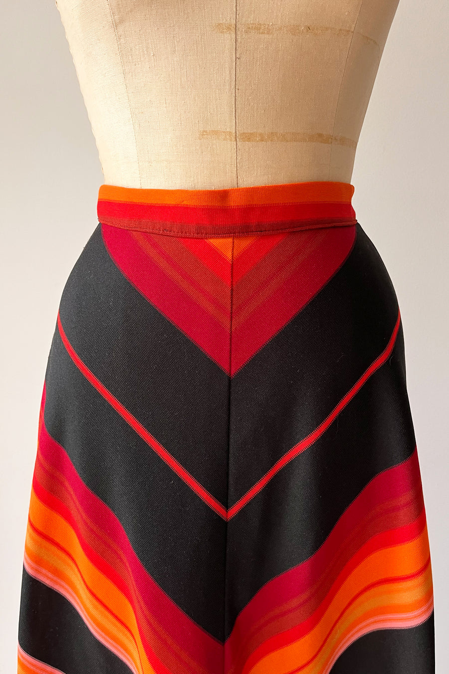 Vintage Maxi A-Line Skirt