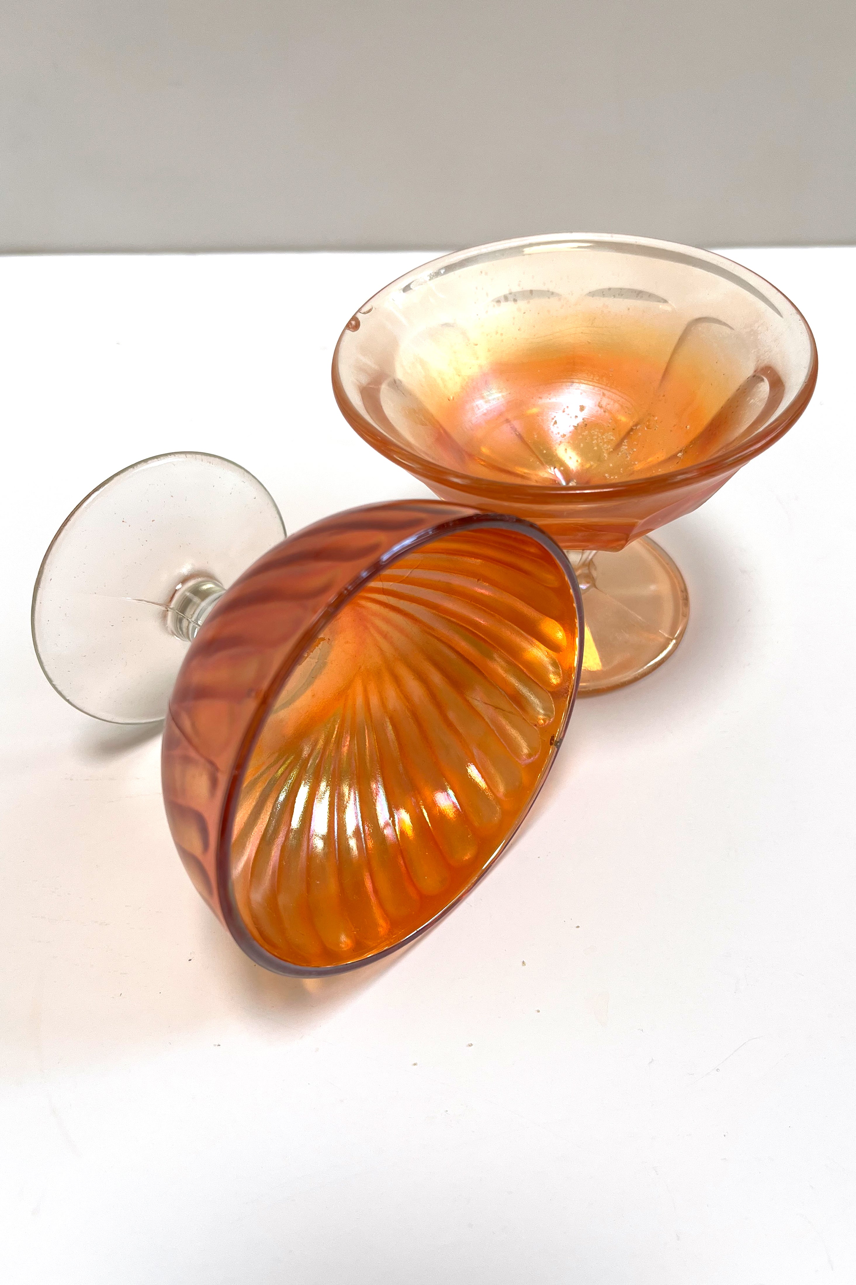 Vintage Glass Dessert Dish 1 Iwona Ludyga Design