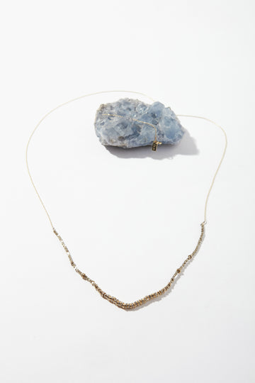 Plene Lune Crystals Long Half Necklace