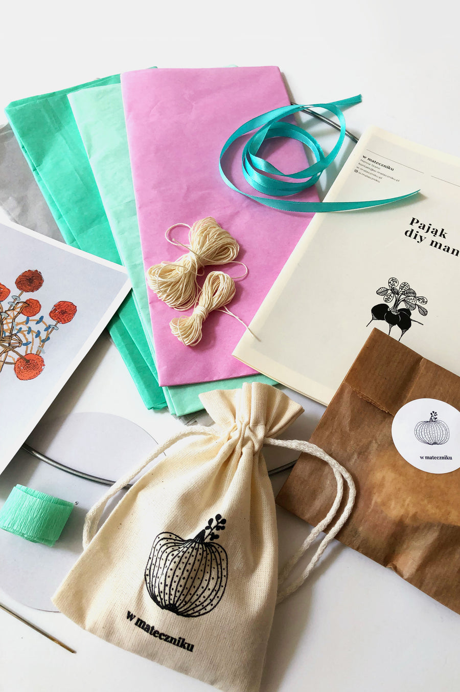 DIY Traditional Paper Mobile Kit - Pastels