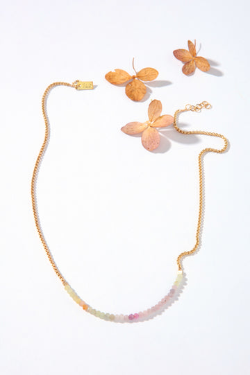 Aurora Sapphire Half Necklace