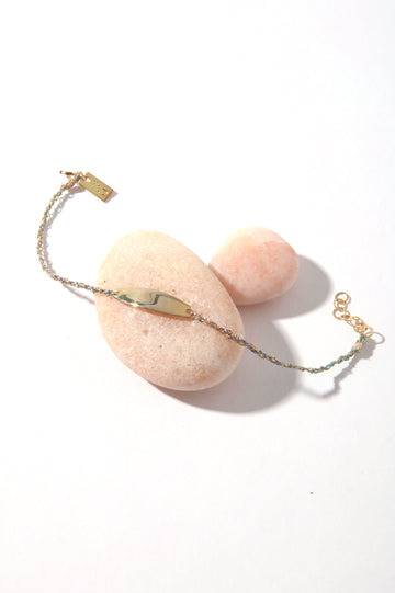 Aurora Plate Braided Chain Bracelet