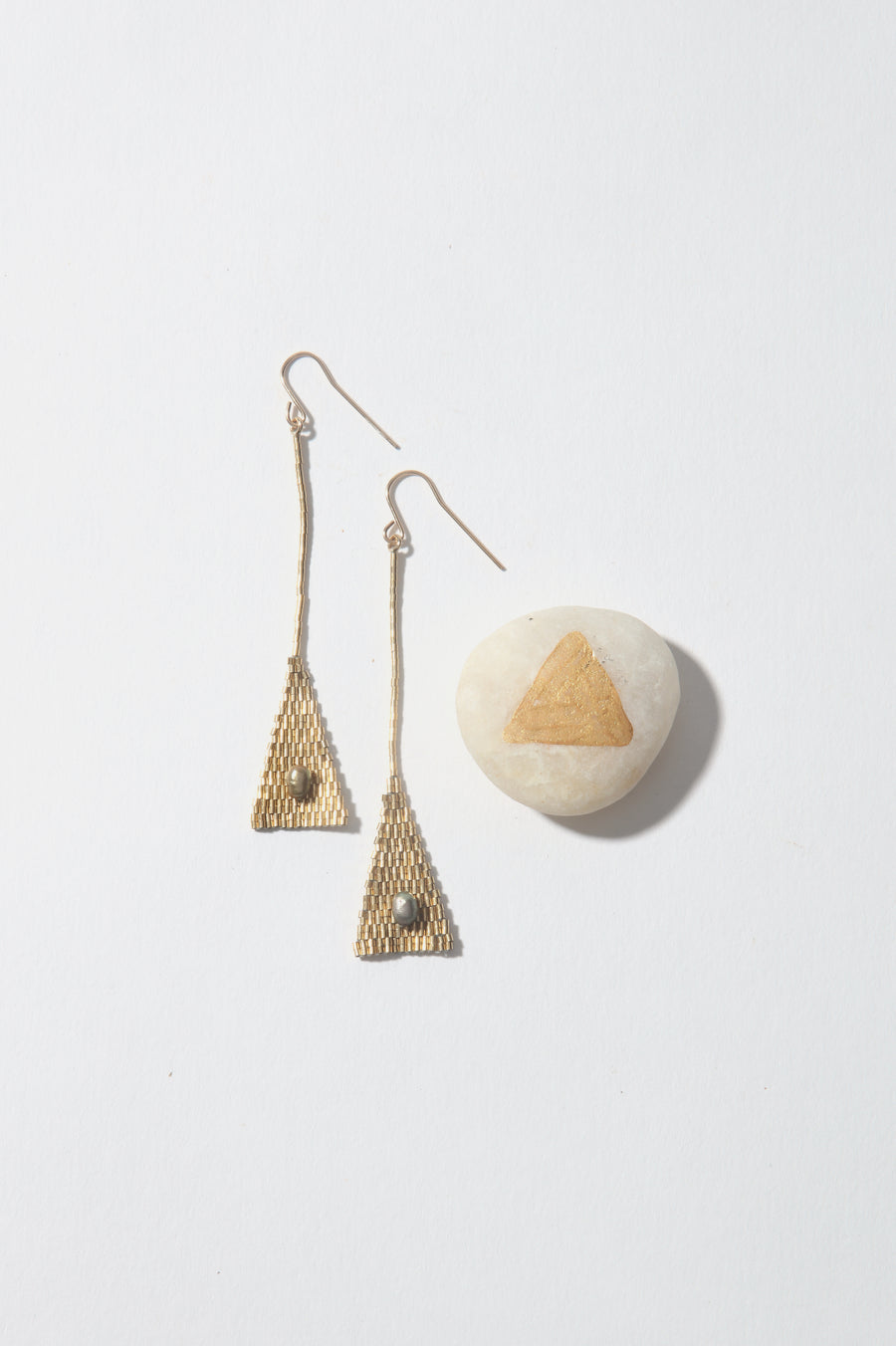 Dove Pyramid Earrings