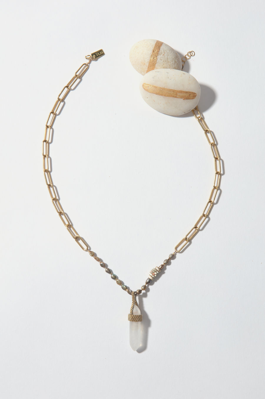 Dove Agate Short Necklace