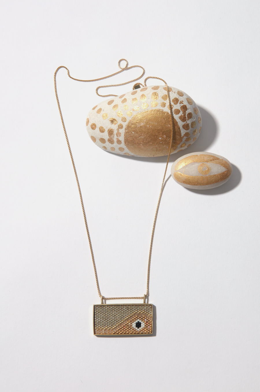 Dove Klimt Eye Boxed Necklace