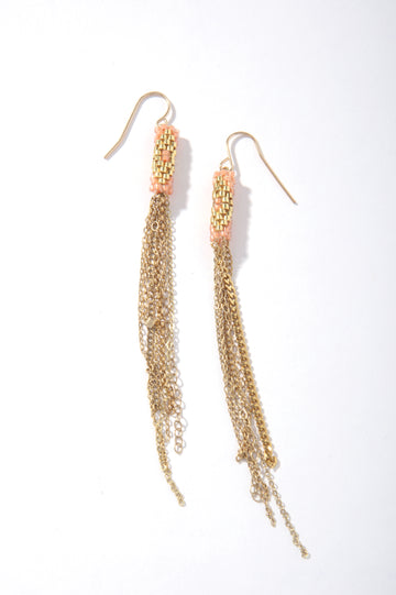 Phoenix Earrings - Tube Fringe