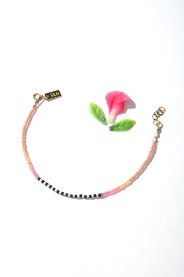 Garden Bracelet - Black & White Center