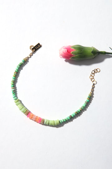 Garden Bracelet - Pink Bead