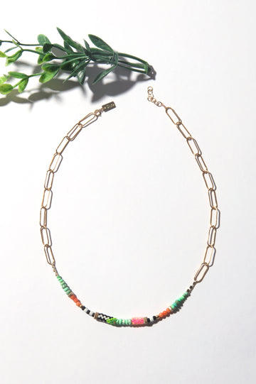 Garden Necklace - Beads on Chain