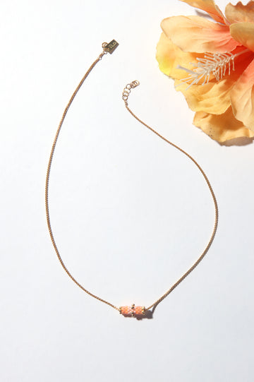 Garden Necklace - Peach