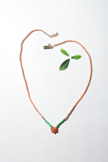 Garden Necklace - Flower All Beads