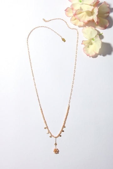 Garden Necklace - Pearl Flower