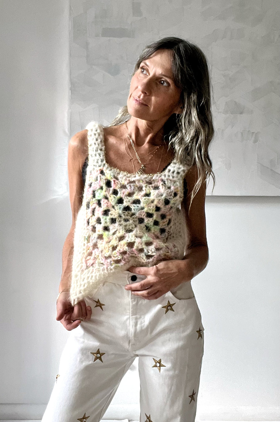 ïLD Granny Square Crochet Top - Unicorn