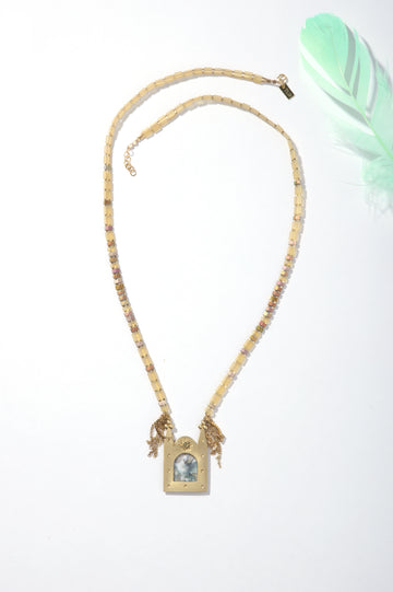 Phoenix Necklace - Frame on Tiles