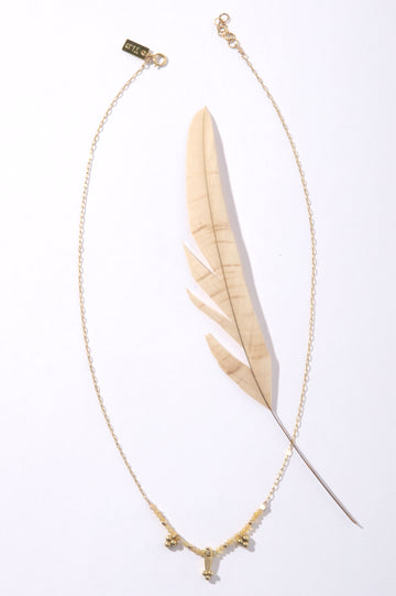Phoenix Necklace - Half Opal with Charms