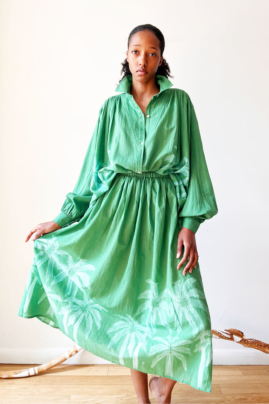 Palm Skirt - Green