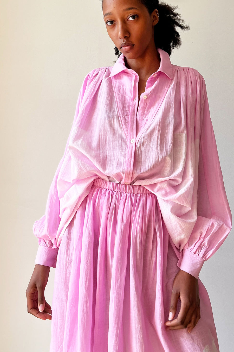 Palm Blouse - Pink