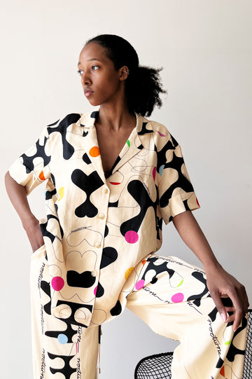 Printed Oversized Shirt