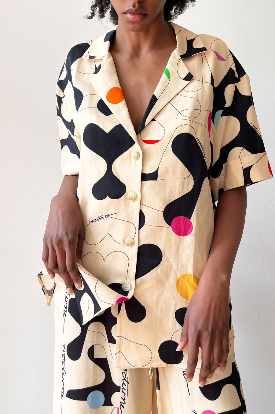 Printed Oversized Shirt