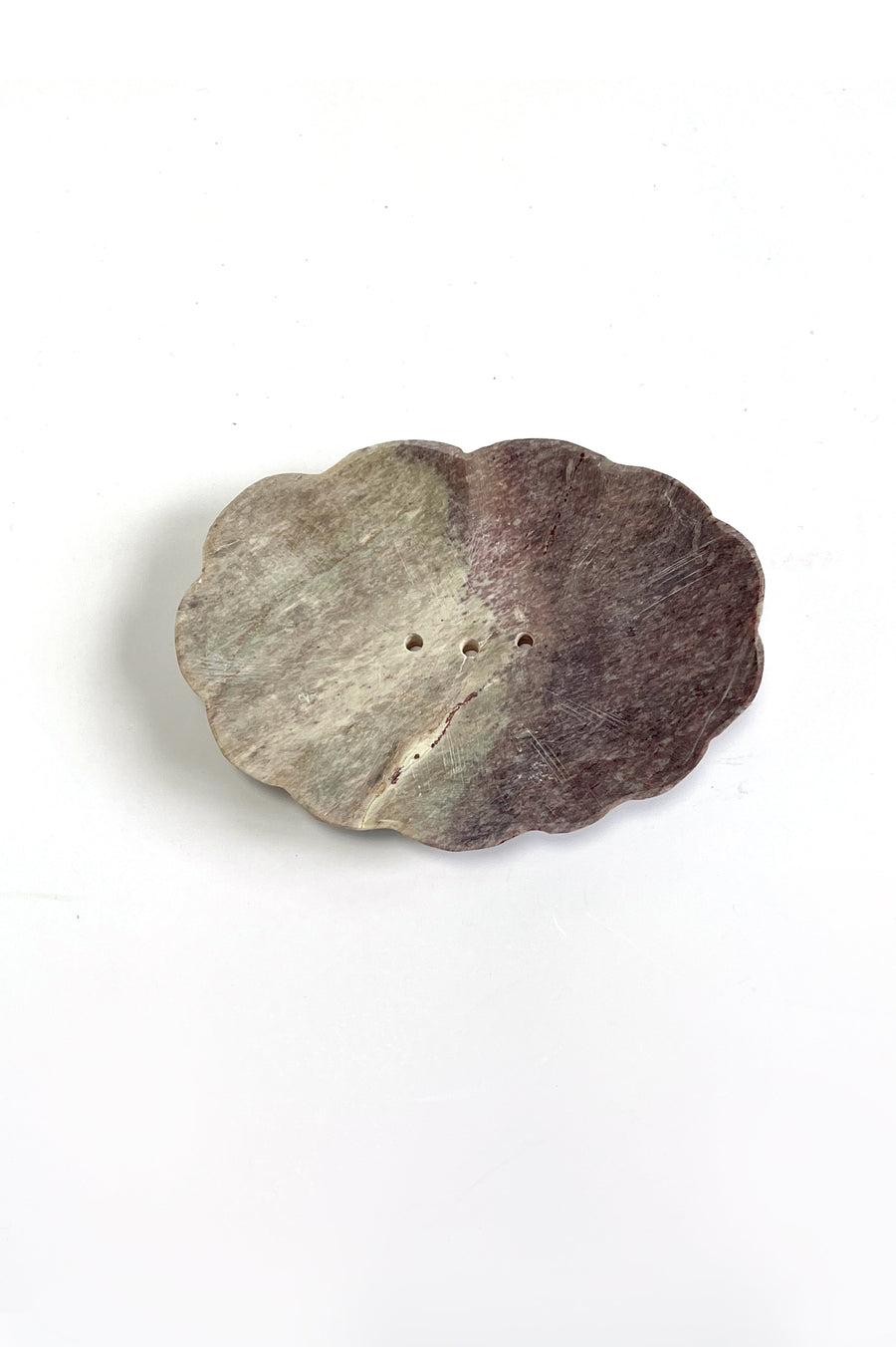 Stone Soap Dish - Two-tone Shell