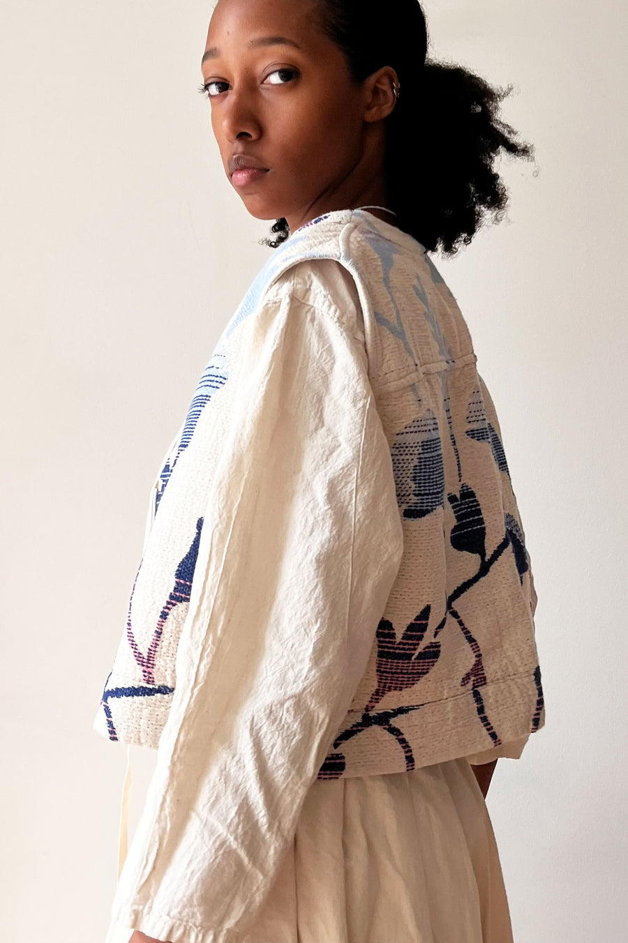 Cotton Vest - Flowers