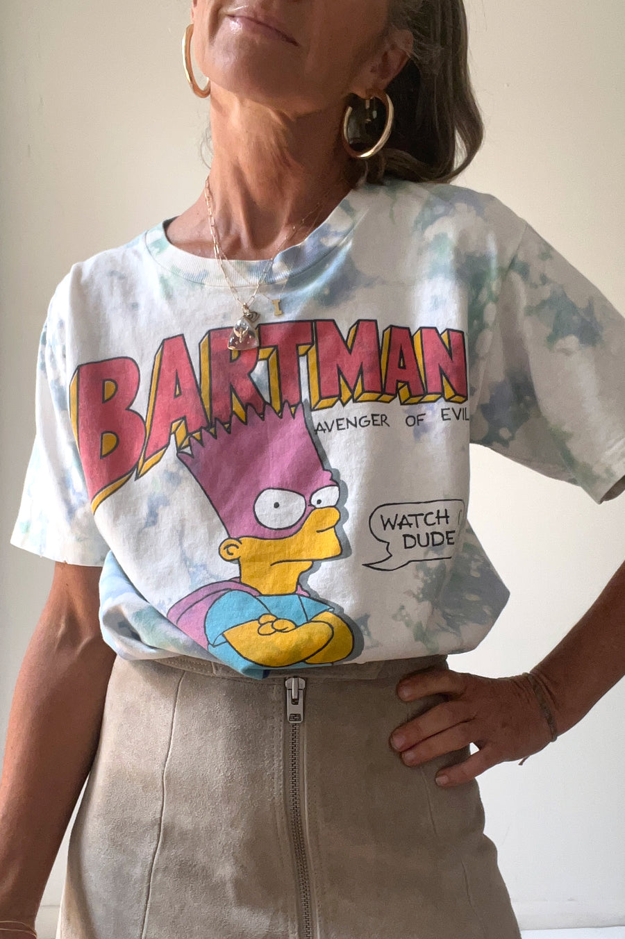 Vintage Bart Simpson Tie Dyed T-Shirt
