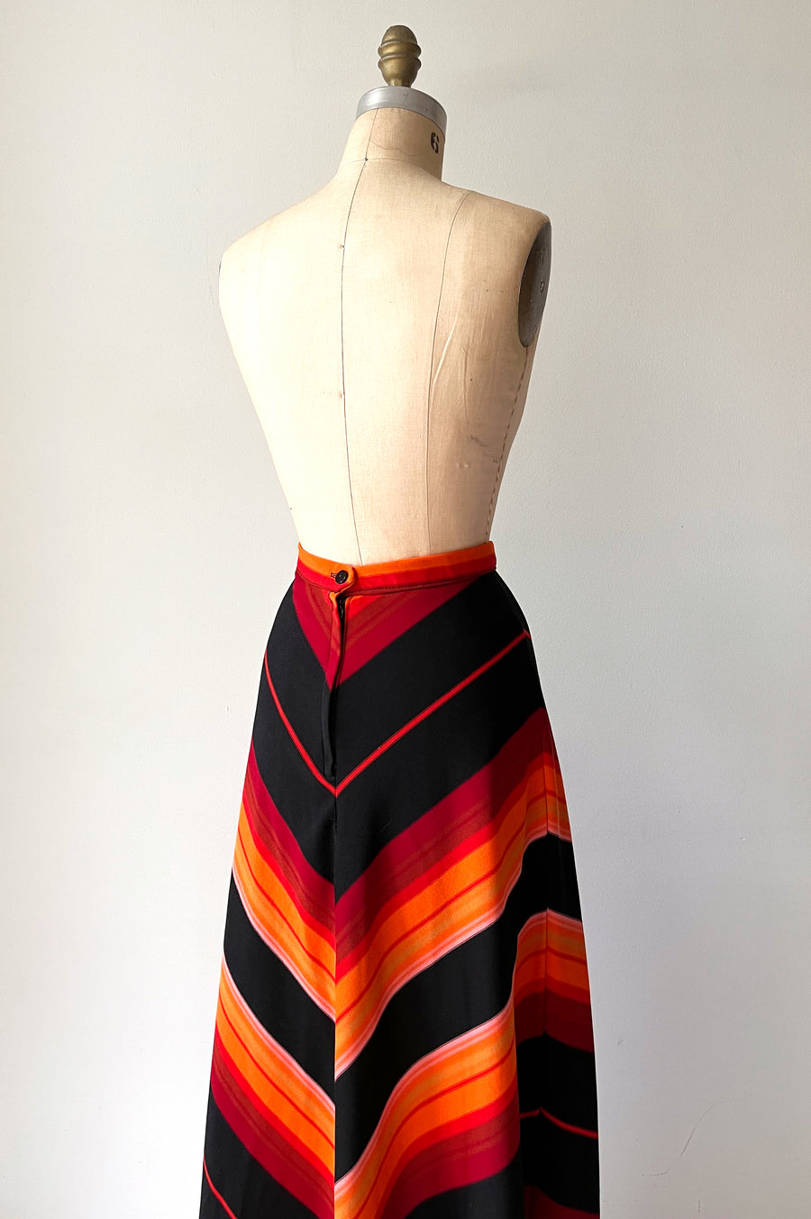 Vintage Maxi A-Line Skirt