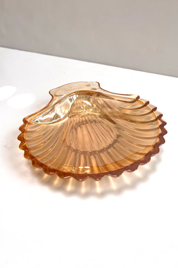 Vintage Glass Shell Dish