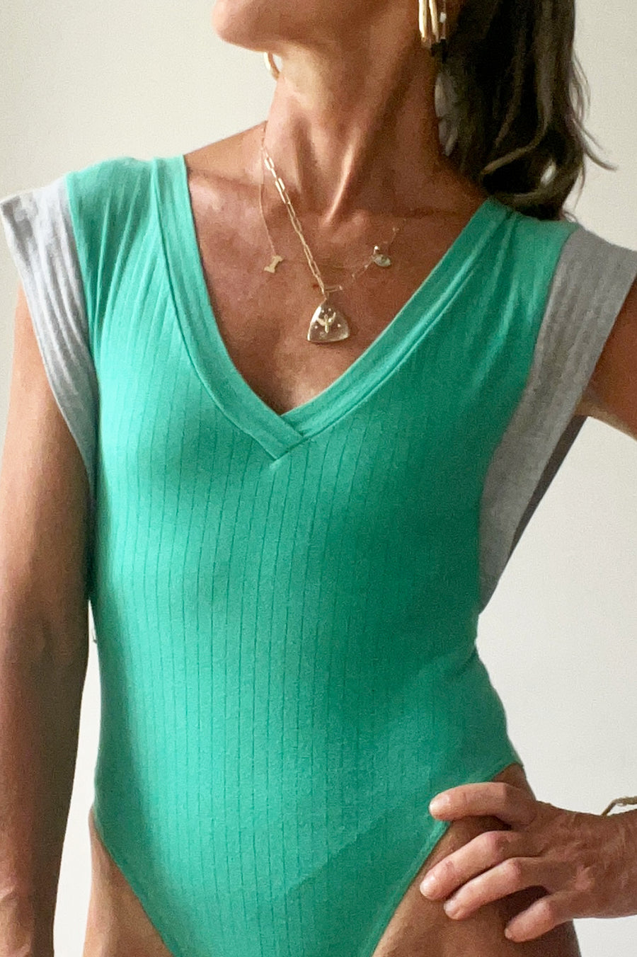 Vintage Leotard - Green