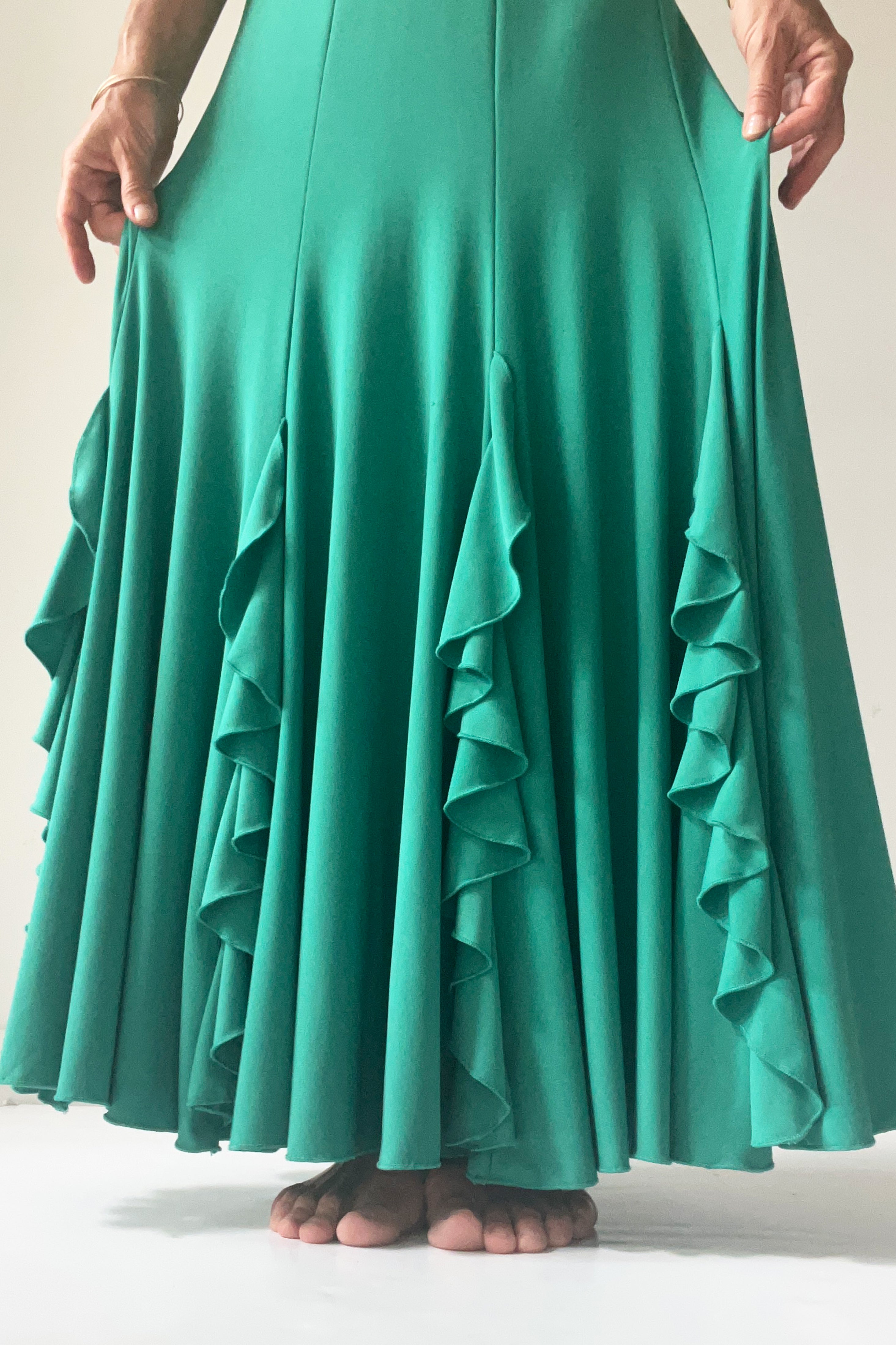 Style Ruffle Skirt Vintage Ruffle Skirt – Iwona Ludyga Design