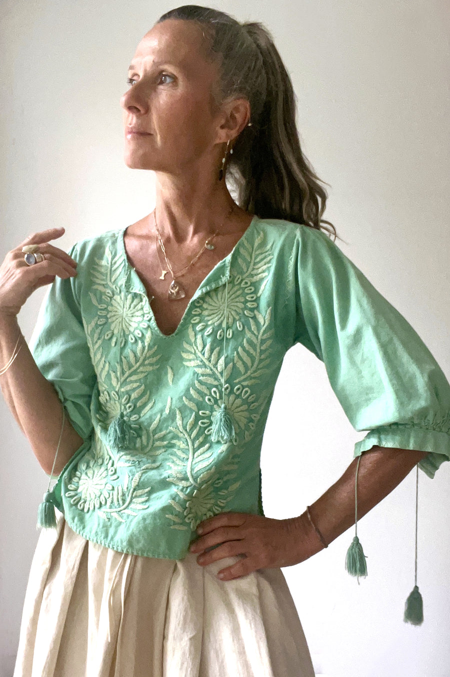 Vintage Embroidered Top