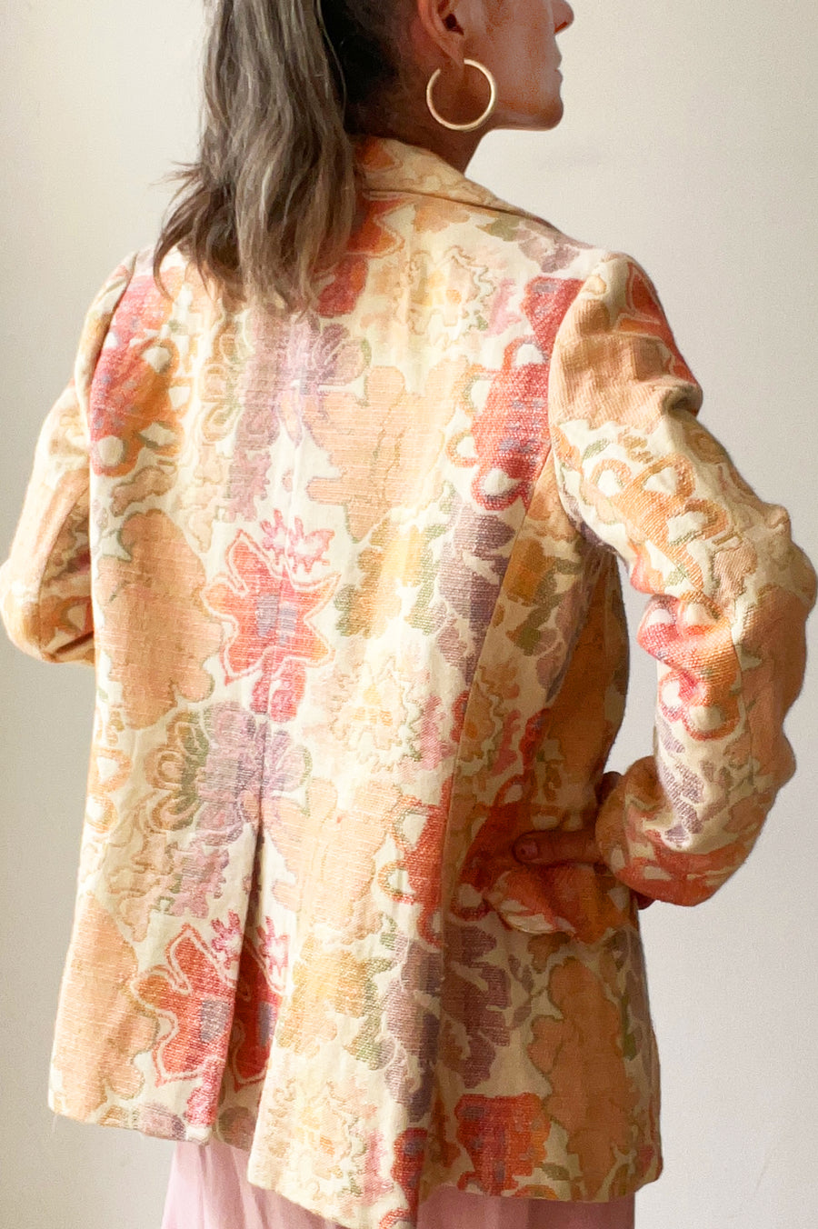 Vintage Flowered Blazer