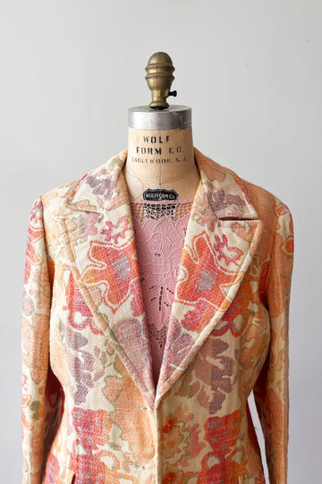 Vintage Flowered Blazer