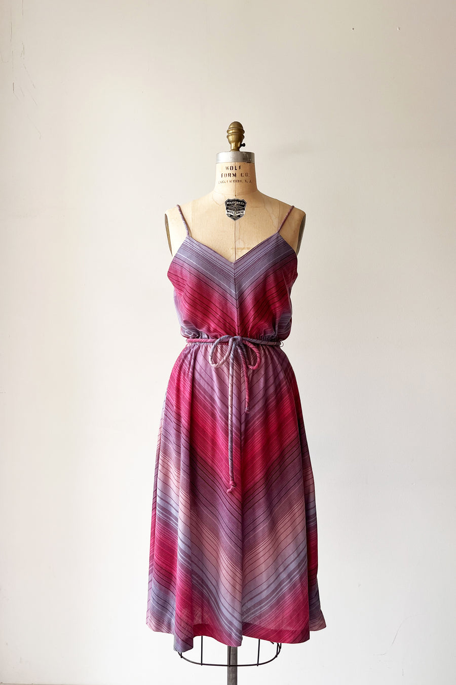 Vintage V Striped Dress