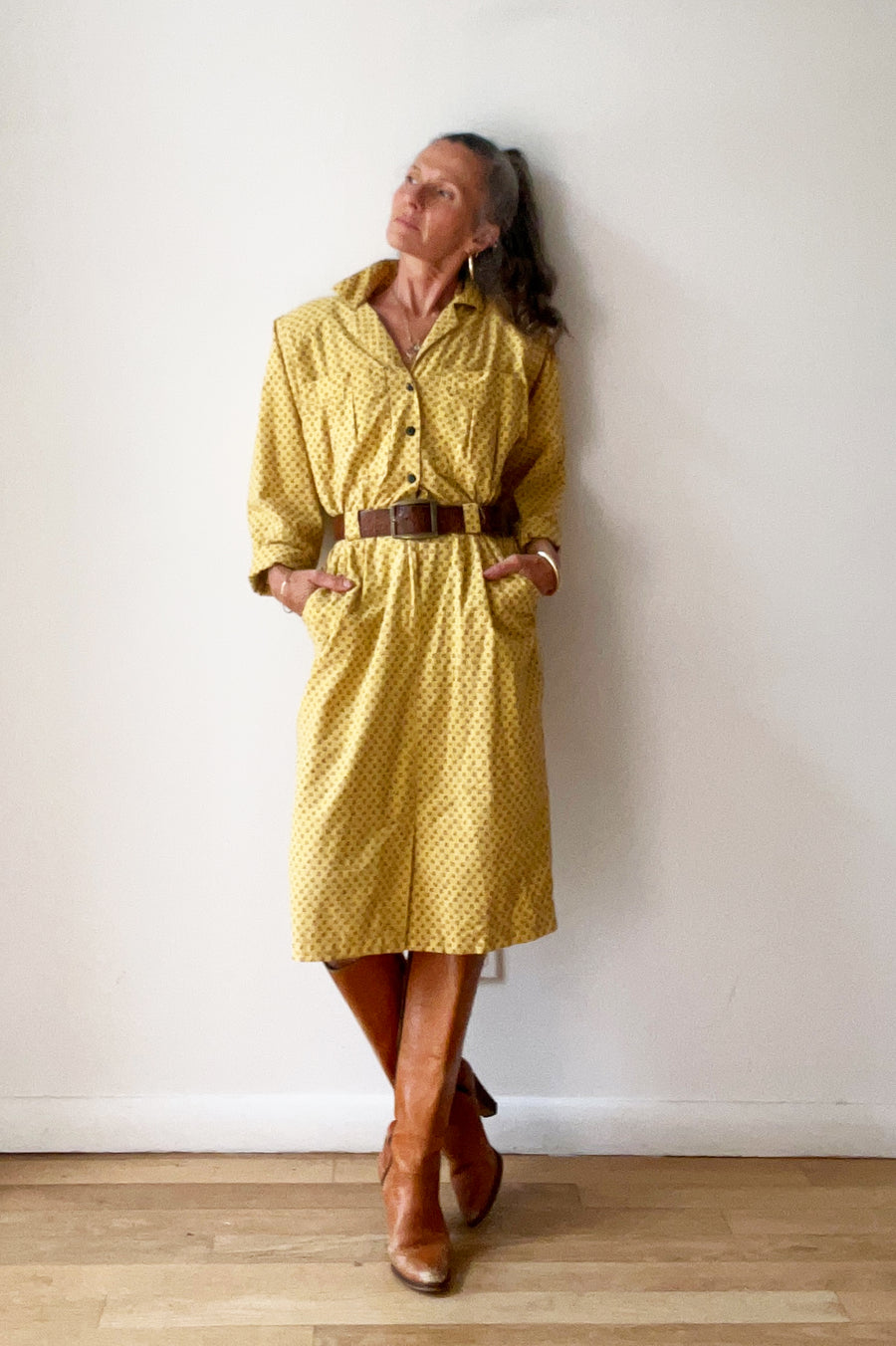 Vintage Patterned Dress
