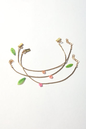 Garden Bracelet - Tiny Flower Gold