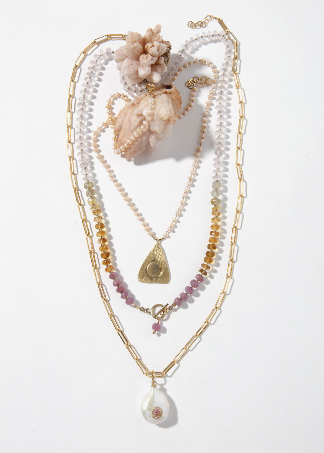 ÖNA Necklace - Pearl on Chain – Iwona Ludyga Design