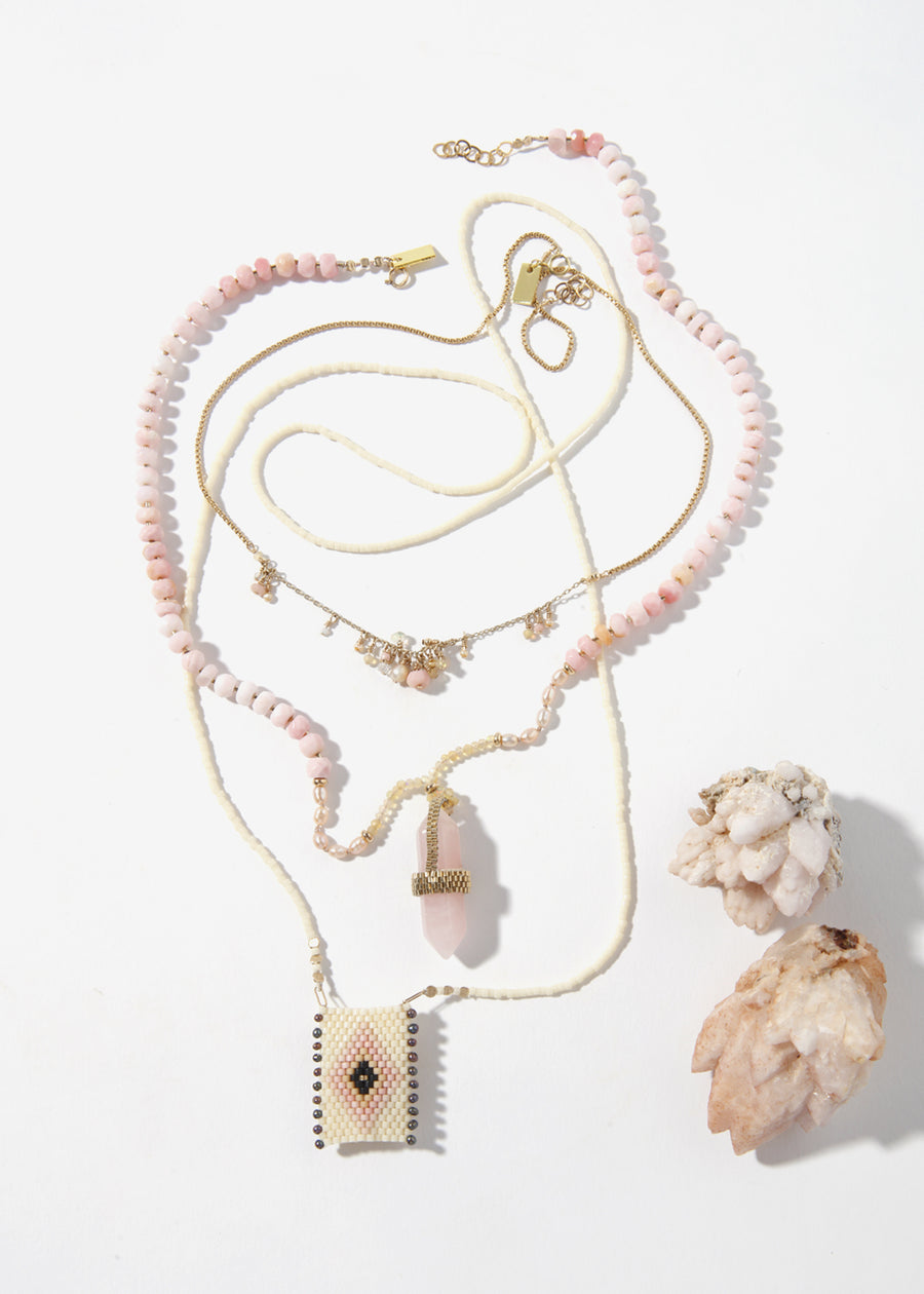 ÖNA Necklace - Beaded Pouch