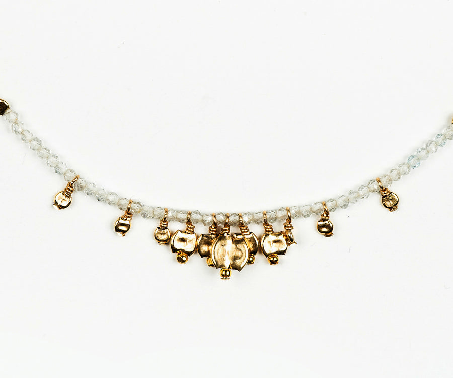 Drift White Topaz Cluster Bracelet