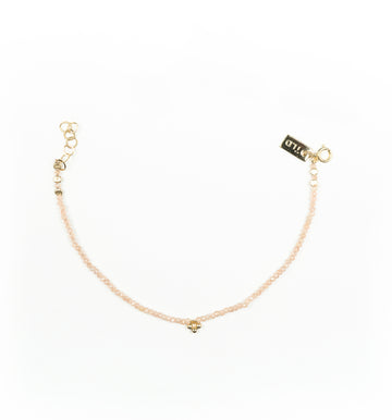 Drift Peach Moonstone Bracelet