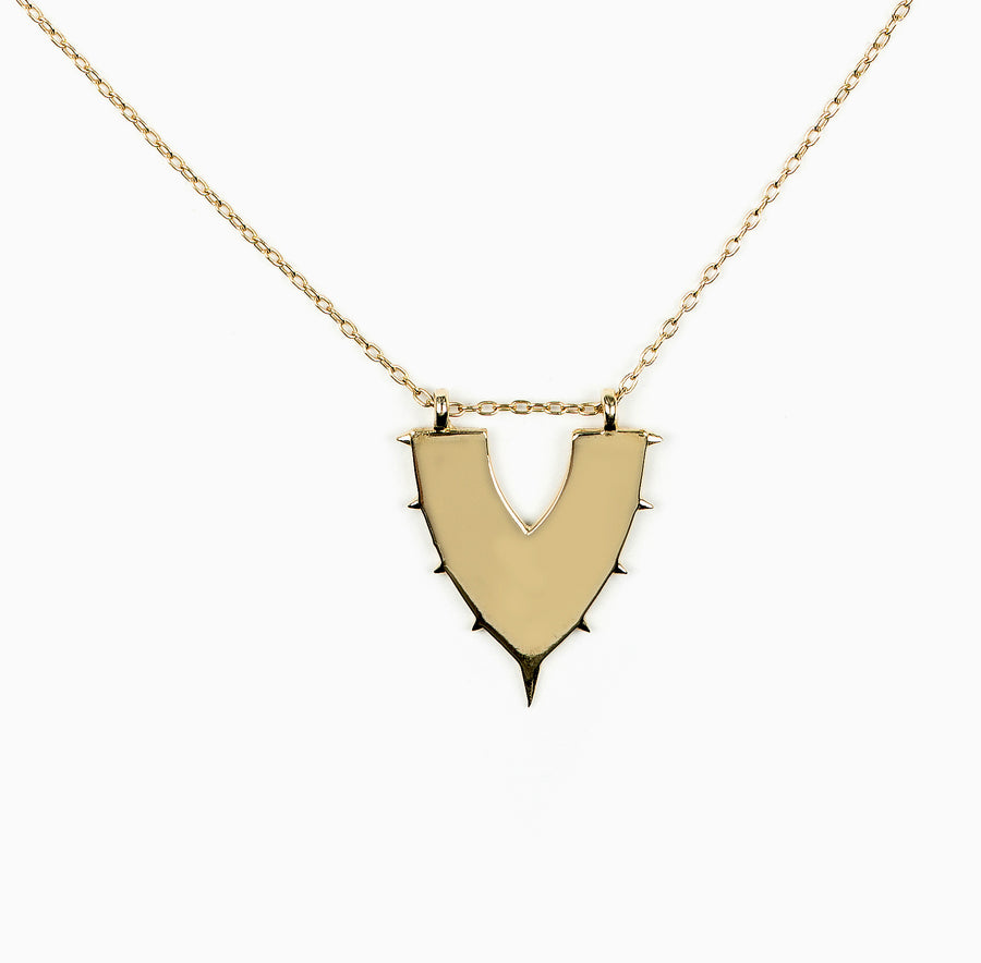 Drift Small Shield Necklace