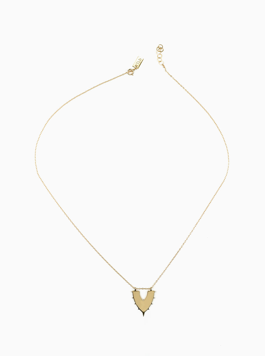 Drift Small Shield Necklace