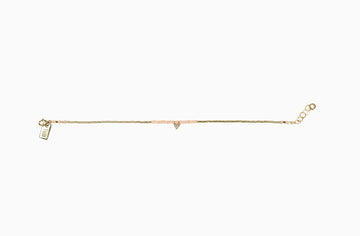 Drift 14K Pave Diamond Triangle Bracelet
