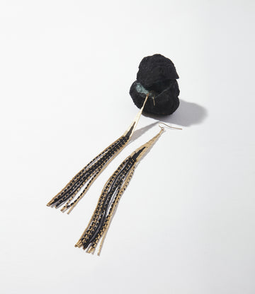 Dune XLong Fringe Earrings