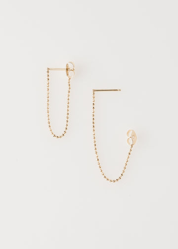 Eclipse Earrings 14k Loops Long