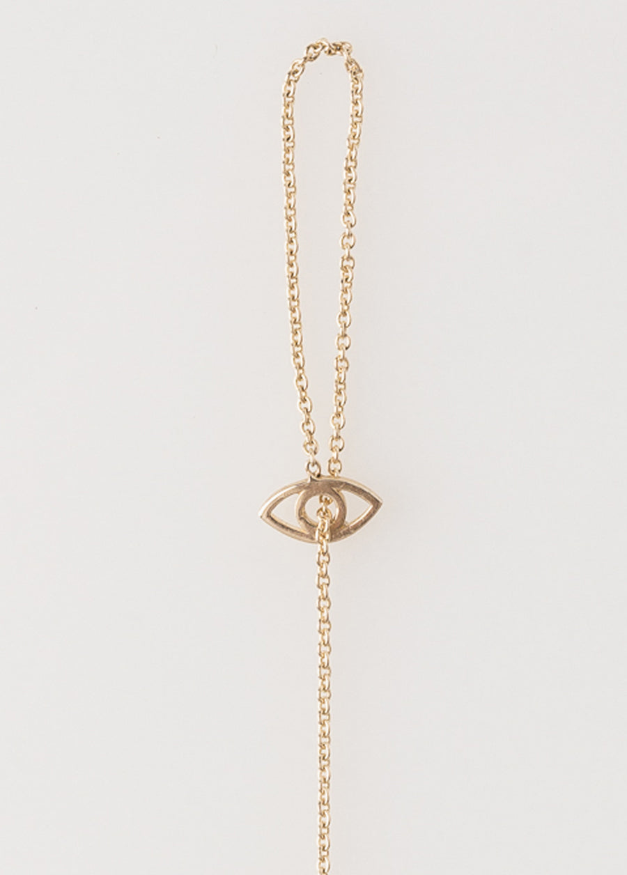 Eclipse Earring 14k Eye Single Thread Through