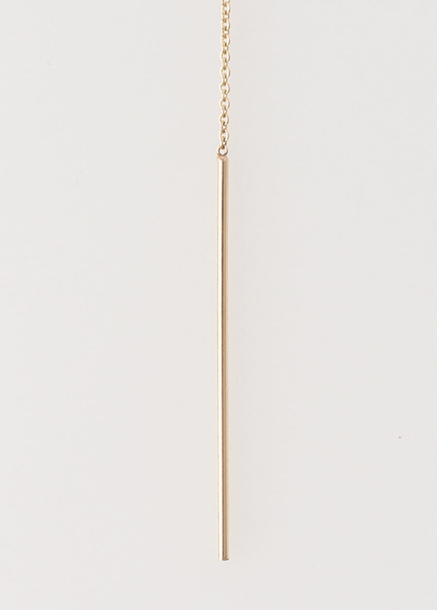 Eclipse Earring 14k Eye Single Thread Through