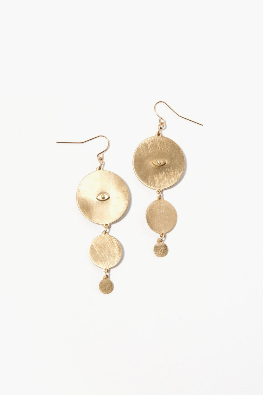 Desert Three Disks Earrings