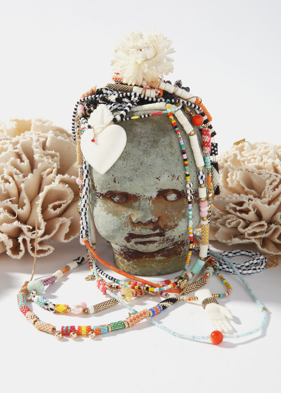 LaLoba Necklace - All Beads Multi Long